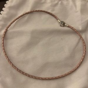 Pandora Leather Wrap Bracelet - Pink